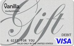 Vanilla Visa Silver Gift Card